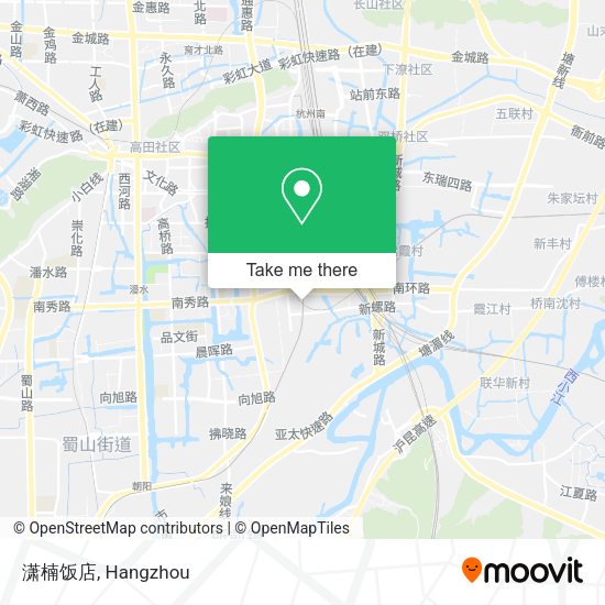 潇楠饭店 map