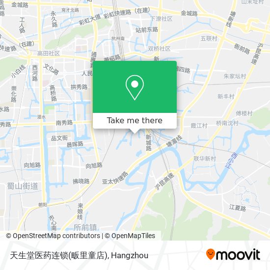 天生堂医药连锁(畈里童店) map