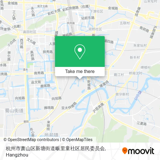 杭州市萧山区新塘街道畈里童社区居民委员会 map