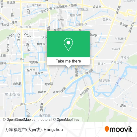 万家福超市(大南线) map