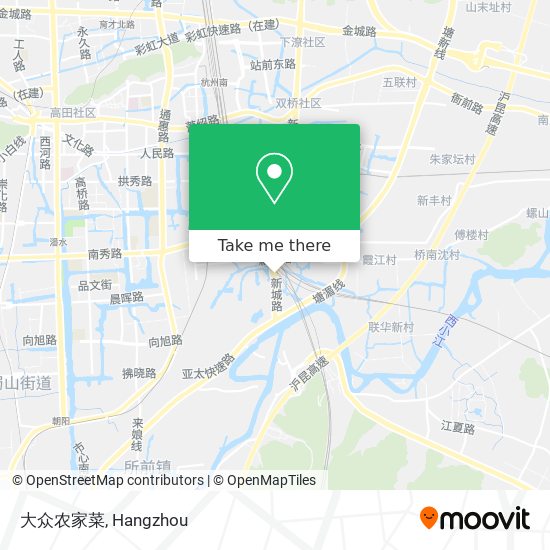 大众农家菜 map