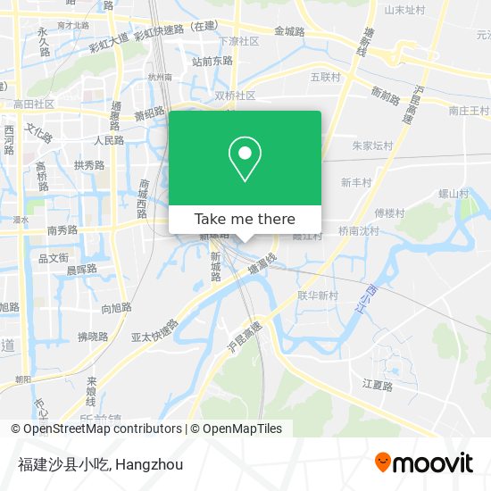 福建沙县小吃 map