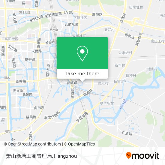 萧山新塘工商管理局 map