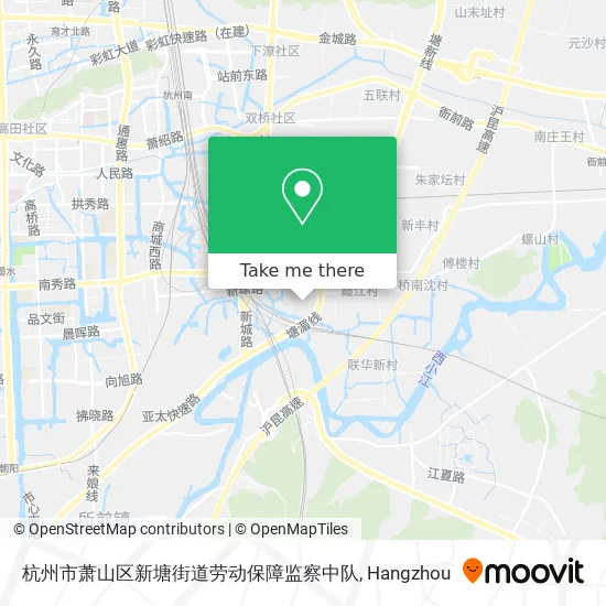 杭州市萧山区新塘街道劳动保障监察中队 map