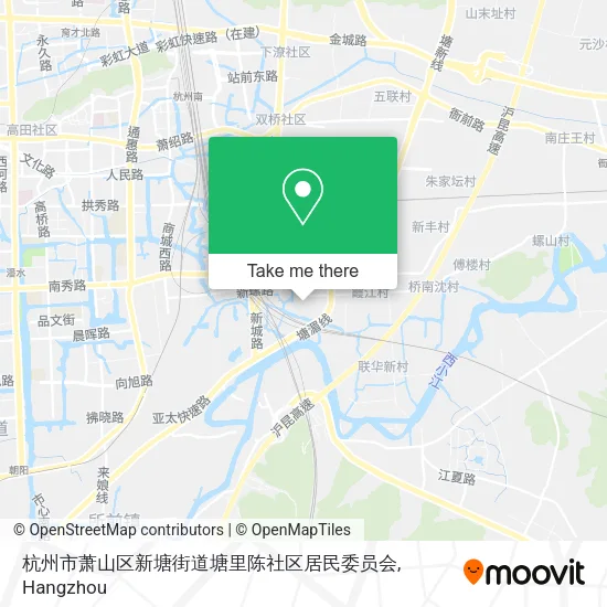 杭州市萧山区新塘街道塘里陈社区居民委员会 map