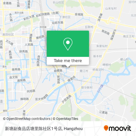新塘副食品店塘里陈社区1号店 map