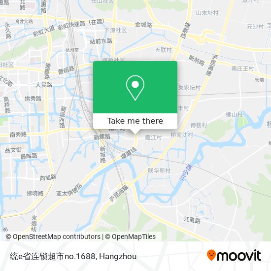 统e省连锁超市no.1688 map