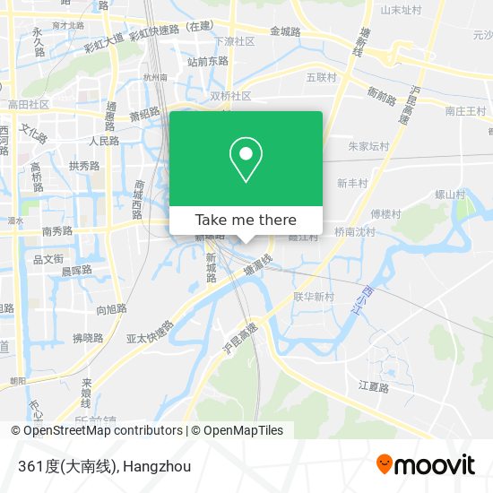 361度(大南线) map