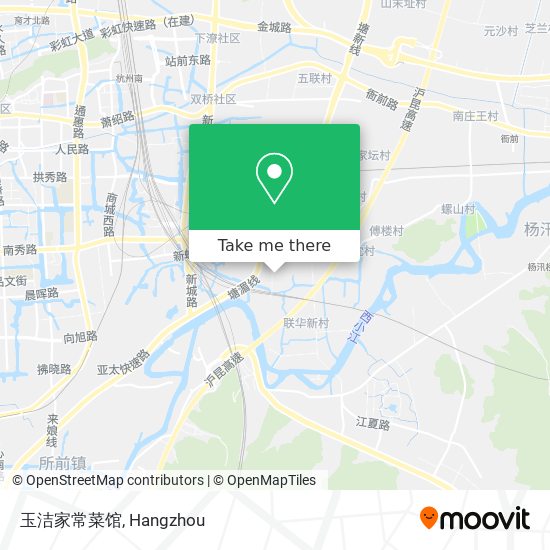 玉洁家常菜馆 map