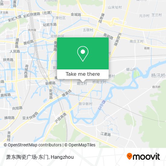 萧东陶瓷广场-东门 map