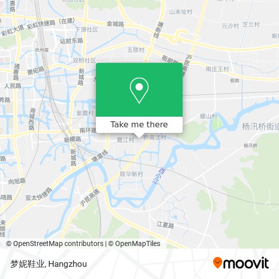 梦妮鞋业 map