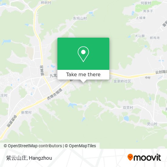 紫云山庄 map