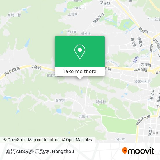 鑫河ABS杭州展览馆 map