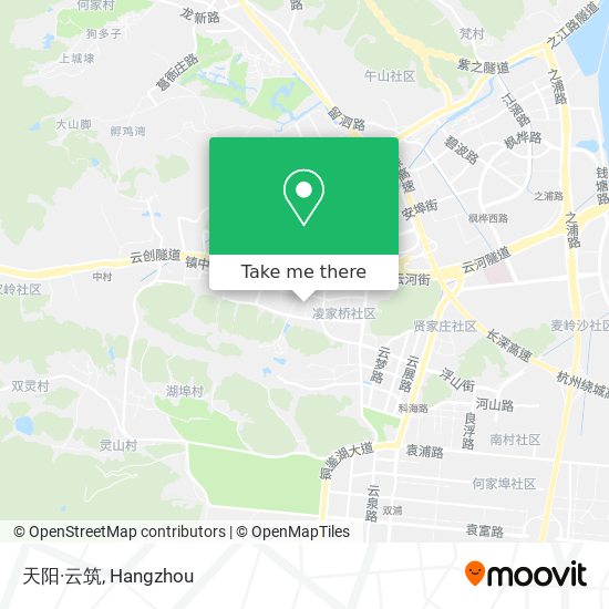 天阳·云筑 map