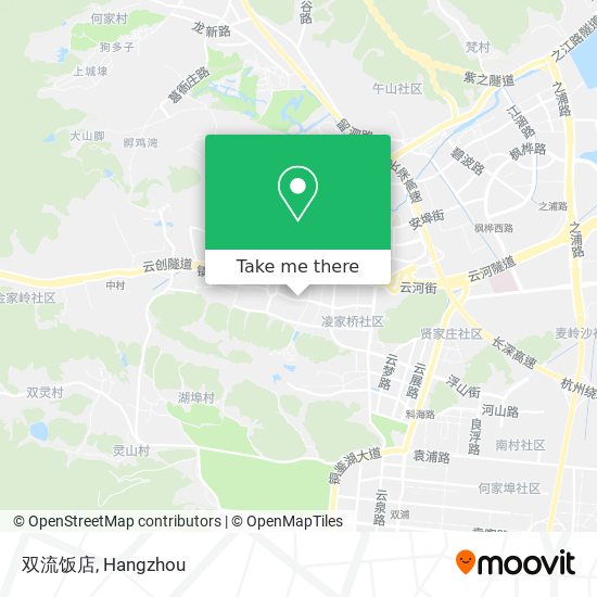 双流饭店 map