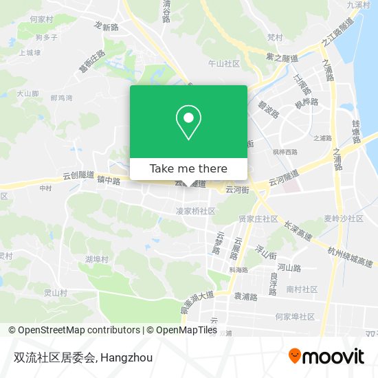 双流社区居委会 map