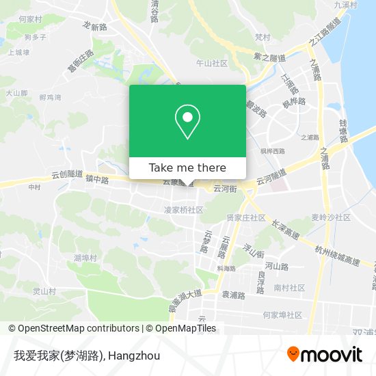 我爱我家(梦湖路) map