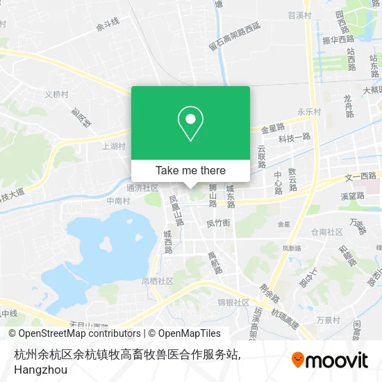 杭州余杭区余杭镇牧高畜牧兽医合作服务站 map