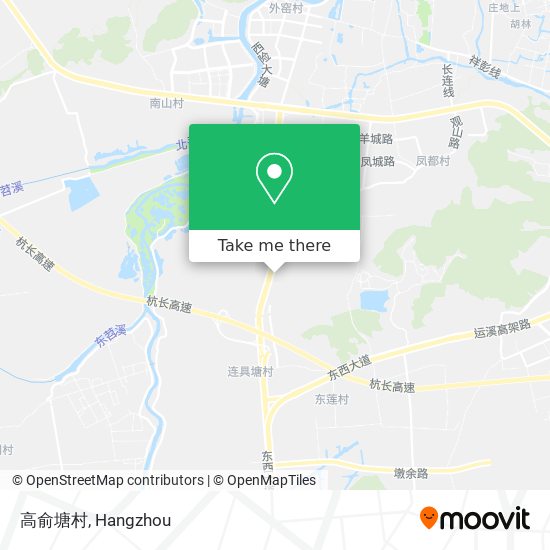 高俞塘村 map