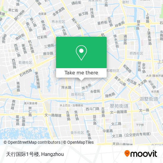 天行国际1号楼 map