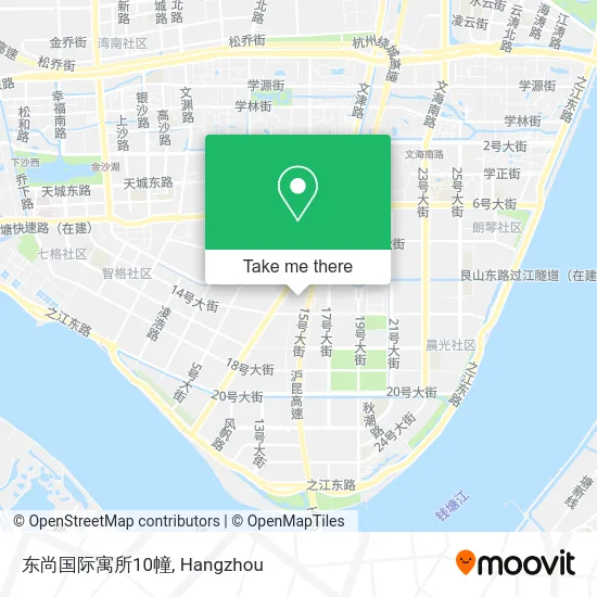 东尚国际寓所10幢 map