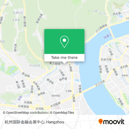杭州国际金融会展中心 map