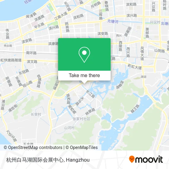 杭州白马湖国际会展中心 map