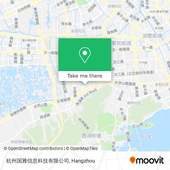 杭州国雅信息科技有限公司 map