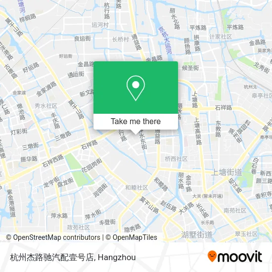 杭州杰路驰汽配壹号店 map