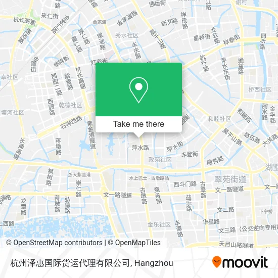 杭州泽惠国际货运代理有限公司 map