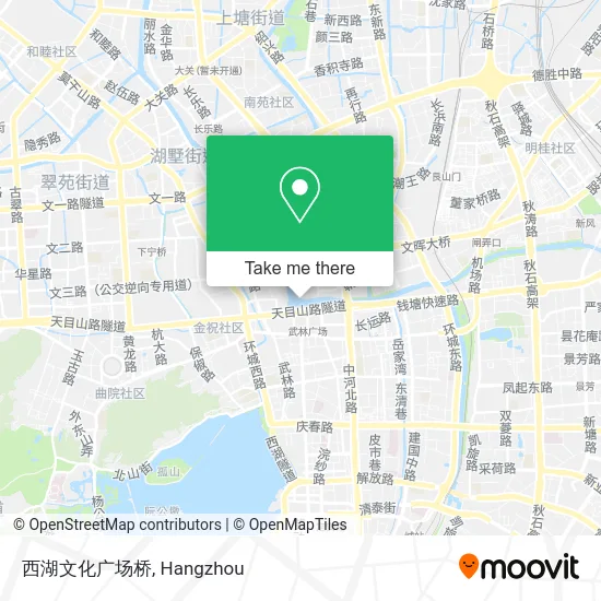 西湖文化广场桥 map