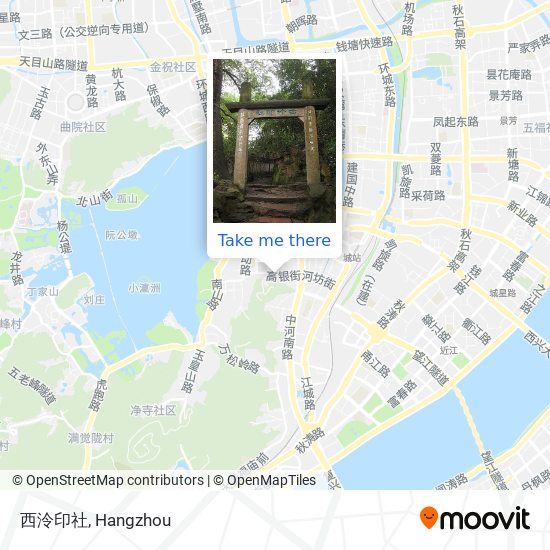 西泠印社 map