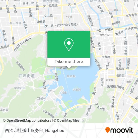 西泠印社孤山服务部 map