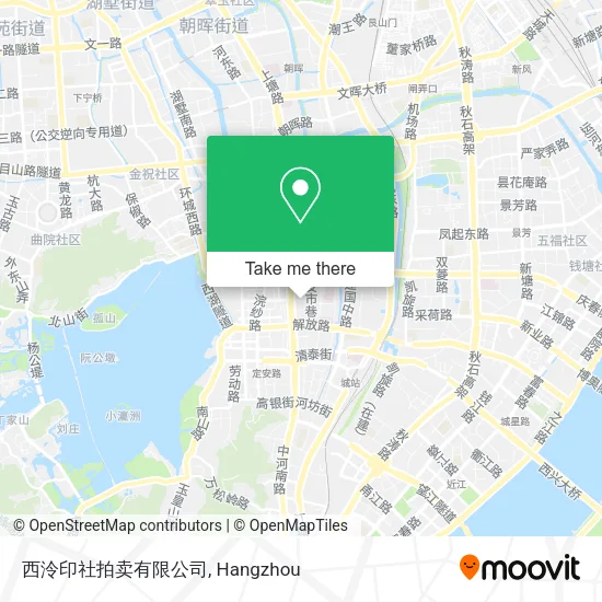 西泠印社拍卖有限公司 map