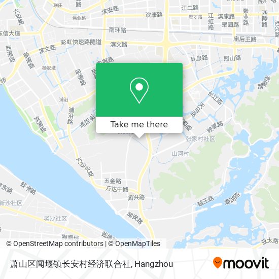 萧山区闻堰镇长安村经济联合社 map