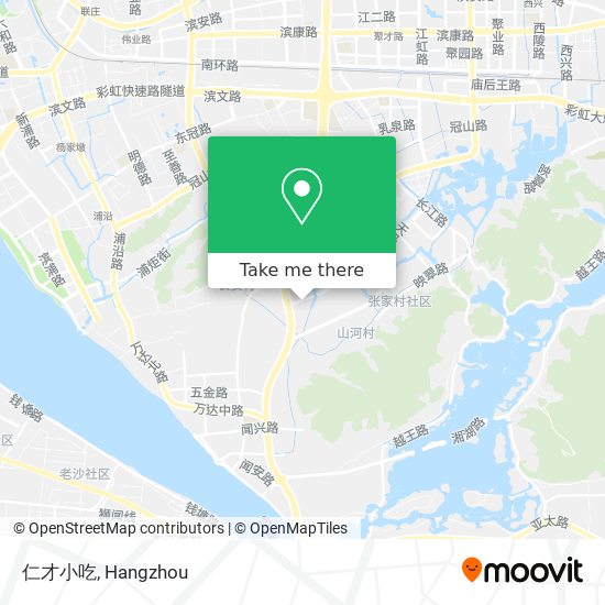 仁才小吃 map