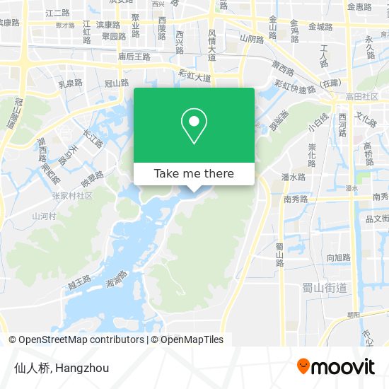 仙人桥 map