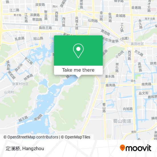 定澜桥 map