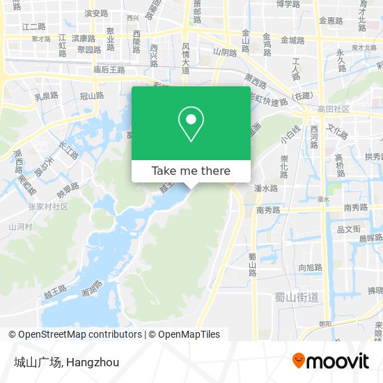 城山广场 map