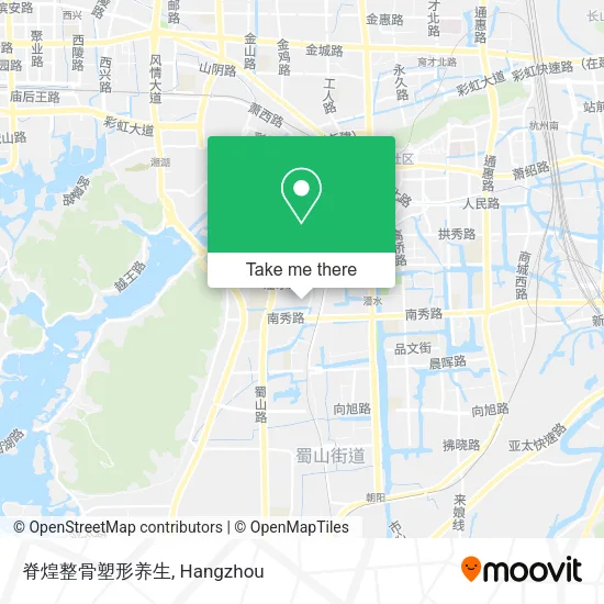 脊煌整骨塑形养生 map
