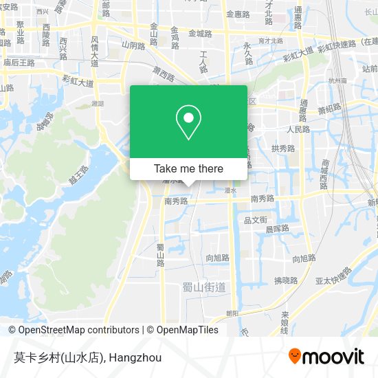 莫卡乡村(山水店) map