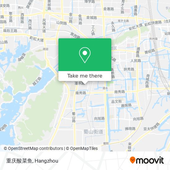 重庆酸菜鱼 map