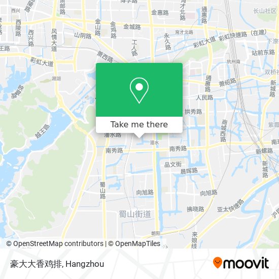 豪大大香鸡排 map