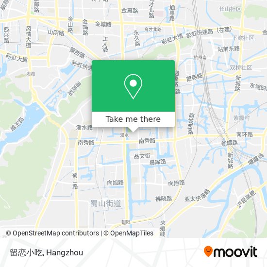 留恋小吃 map