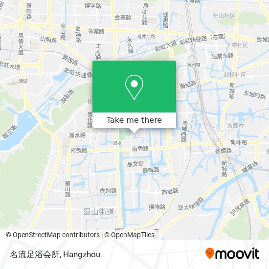 名流足浴会所 map