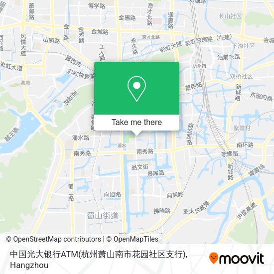 中国光大银行ATM(杭州萧山南市花园社区支行) map