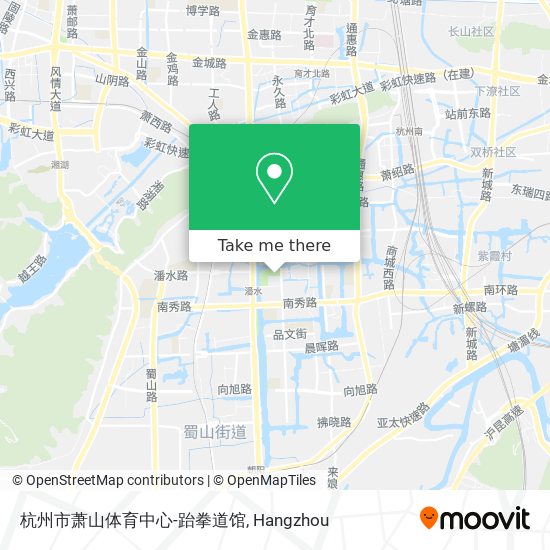 杭州市萧山体育中心-跆拳道馆 map