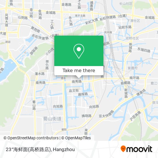 23°海鲜面(高桥路店) map