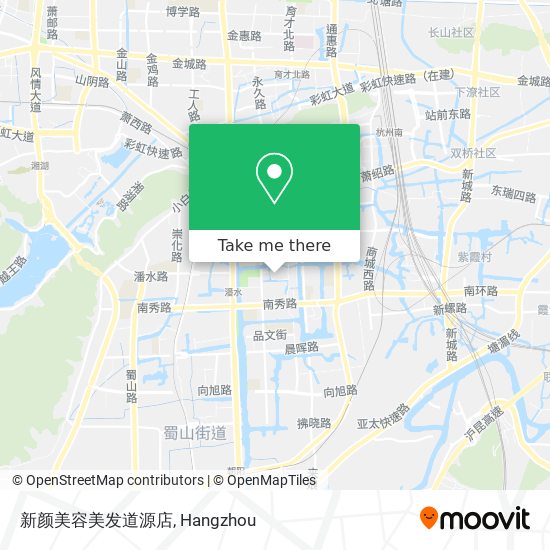 新颜美容美发道源店 map