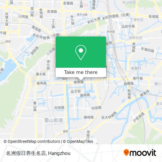 名洲假日养生名店 map